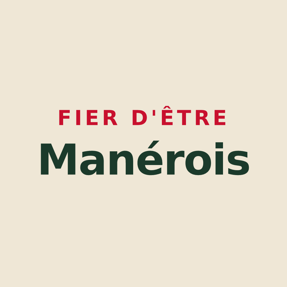Tote bag « Fier d'être Manérois » — design pour Vieux-Manoir