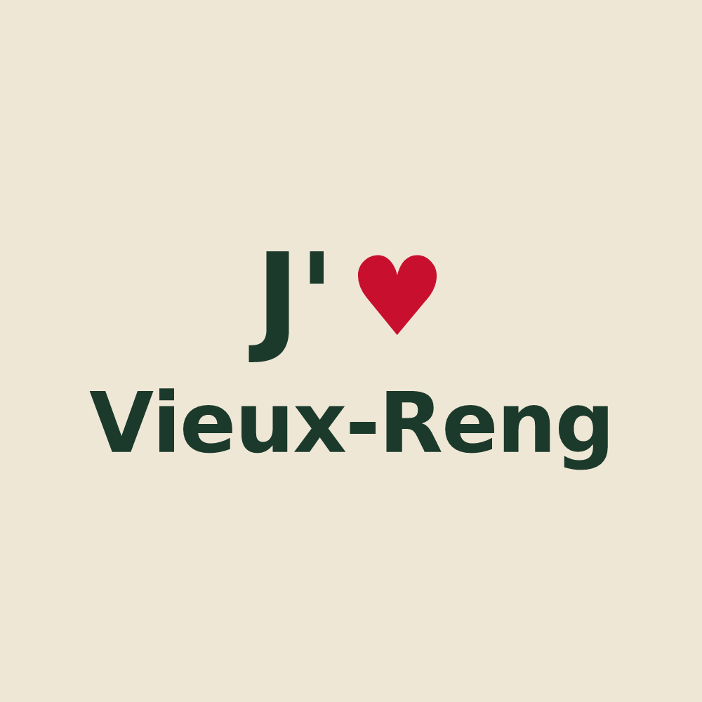 Tote bag personnalisé Vieux-Reng — design J'aime Vieux-Reng