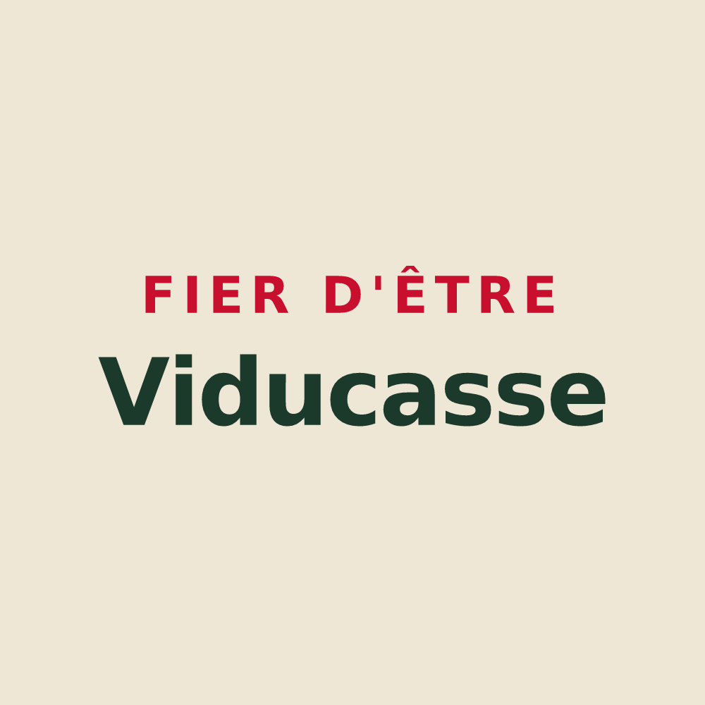 Tote bag « Fier d'être Viducasse » — design pour Vieux