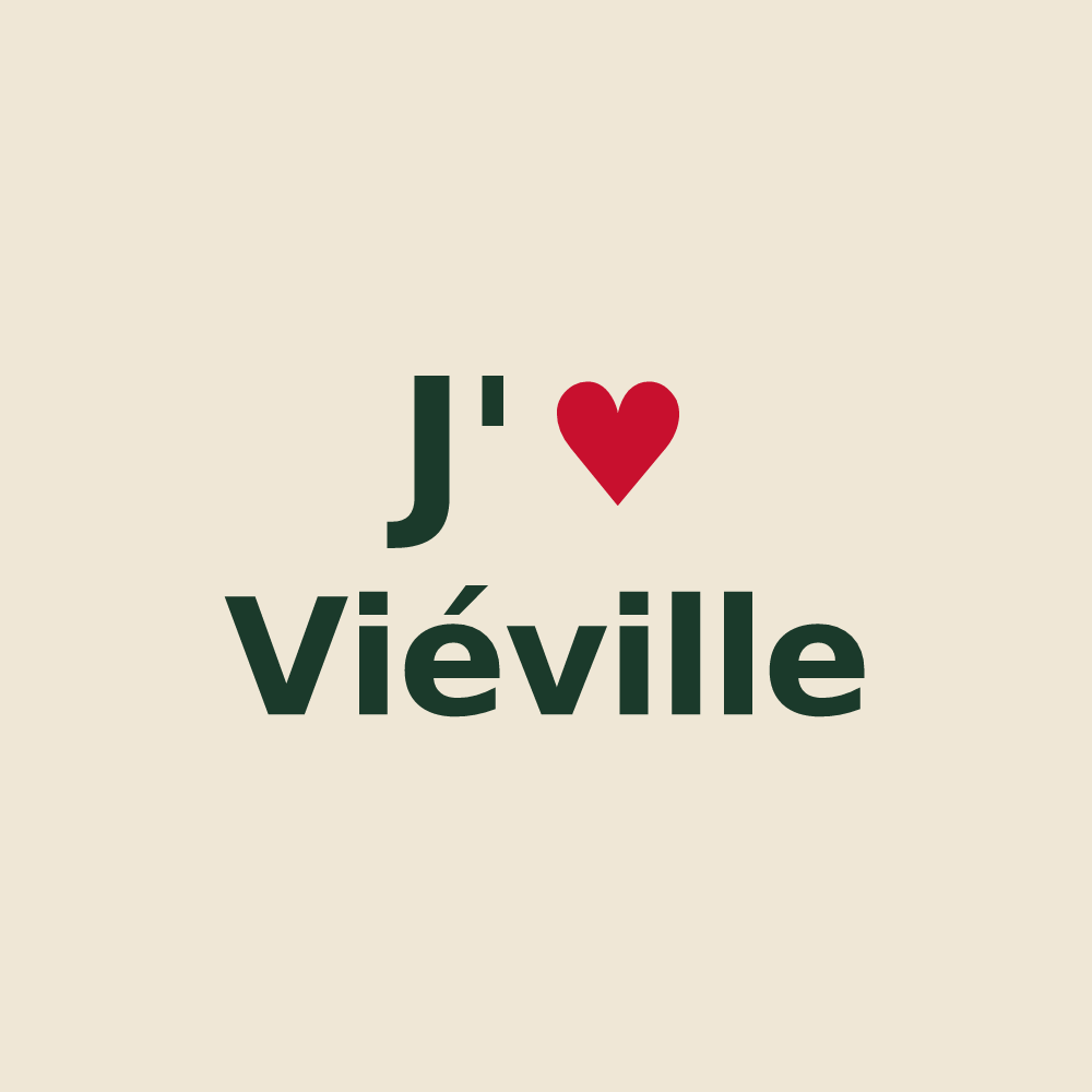 Tote bag personnalisé Viéville — design J'aime Viéville