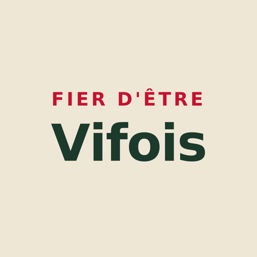 Tote bag « Fier d'être Vifois » — design pour Vif