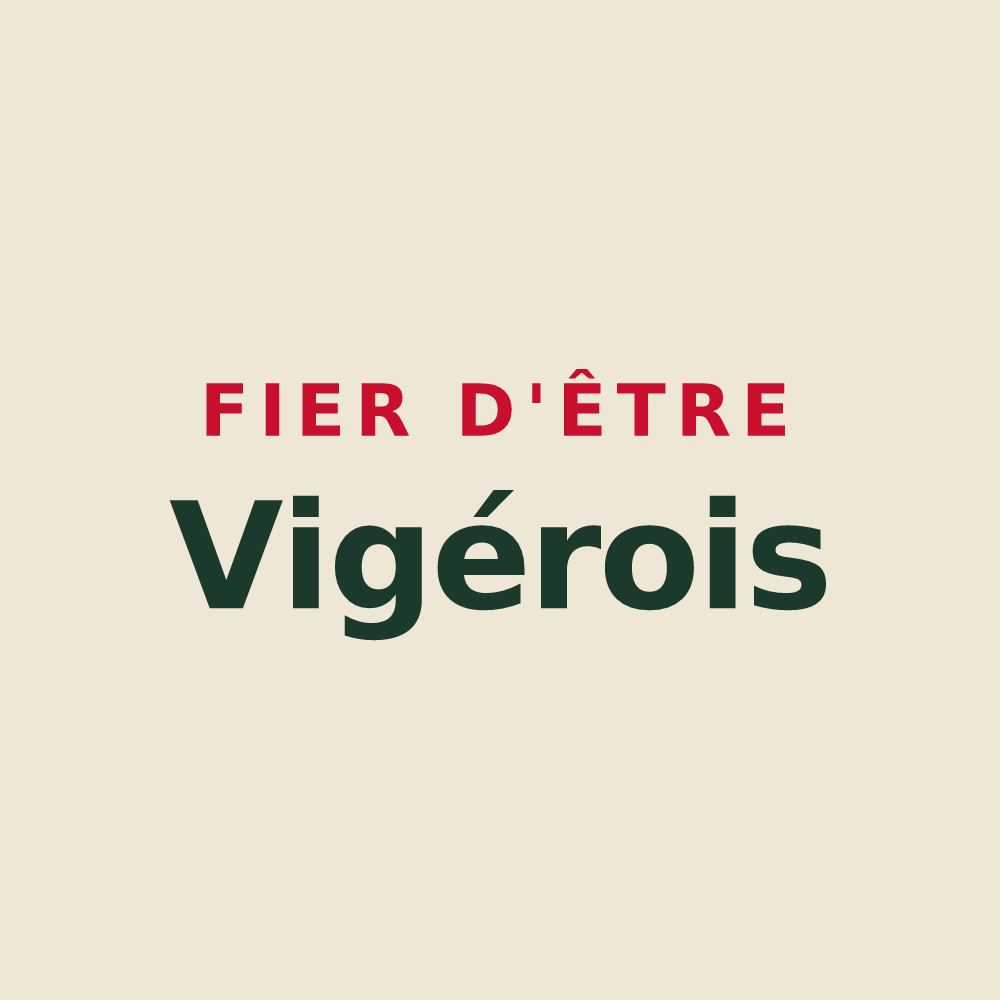 Tote bag « Fier d'être Vigérois » — design pour Viger