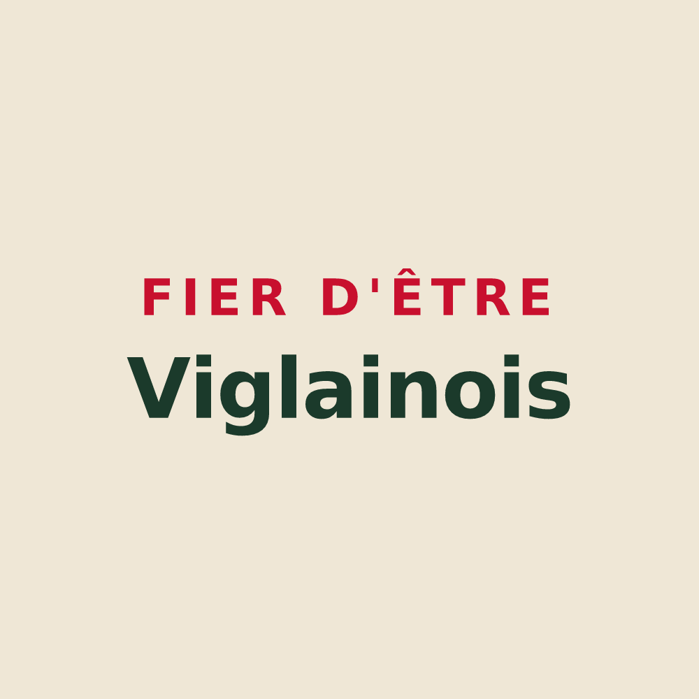 Tote bag « Fier d'être Viglainois » — design pour Viglain