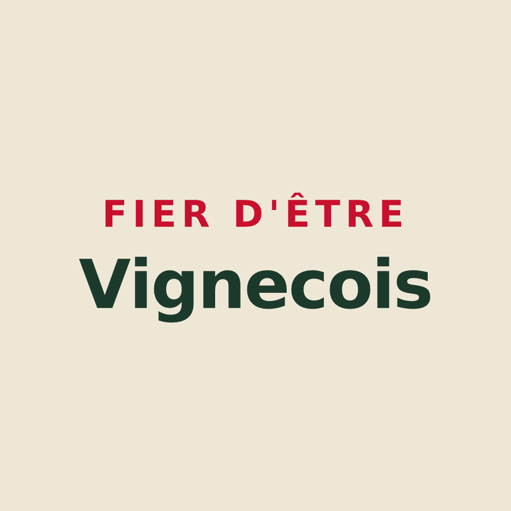 Tote bag « Fier d'être Vignecois » — design pour Vignec