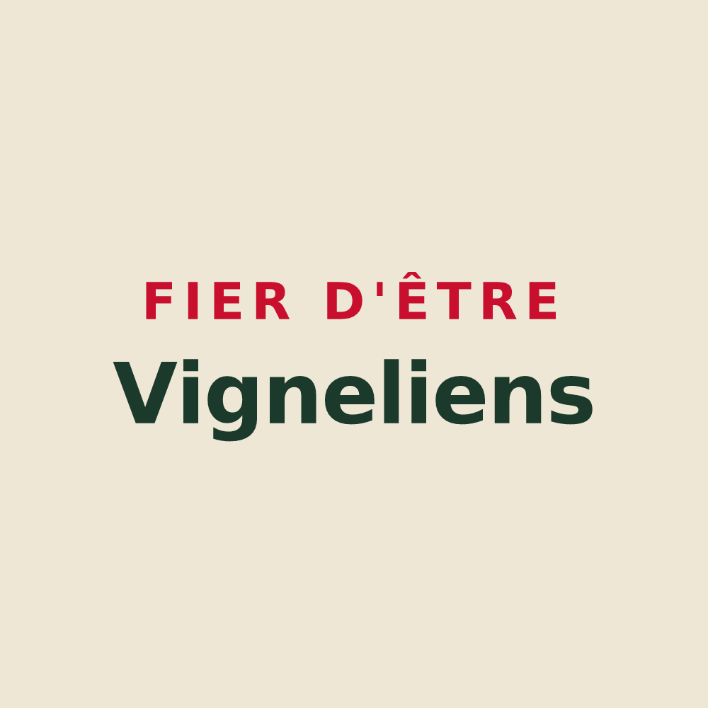 Tote bag « Fier d'être Vigneliens » — design pour Vignely