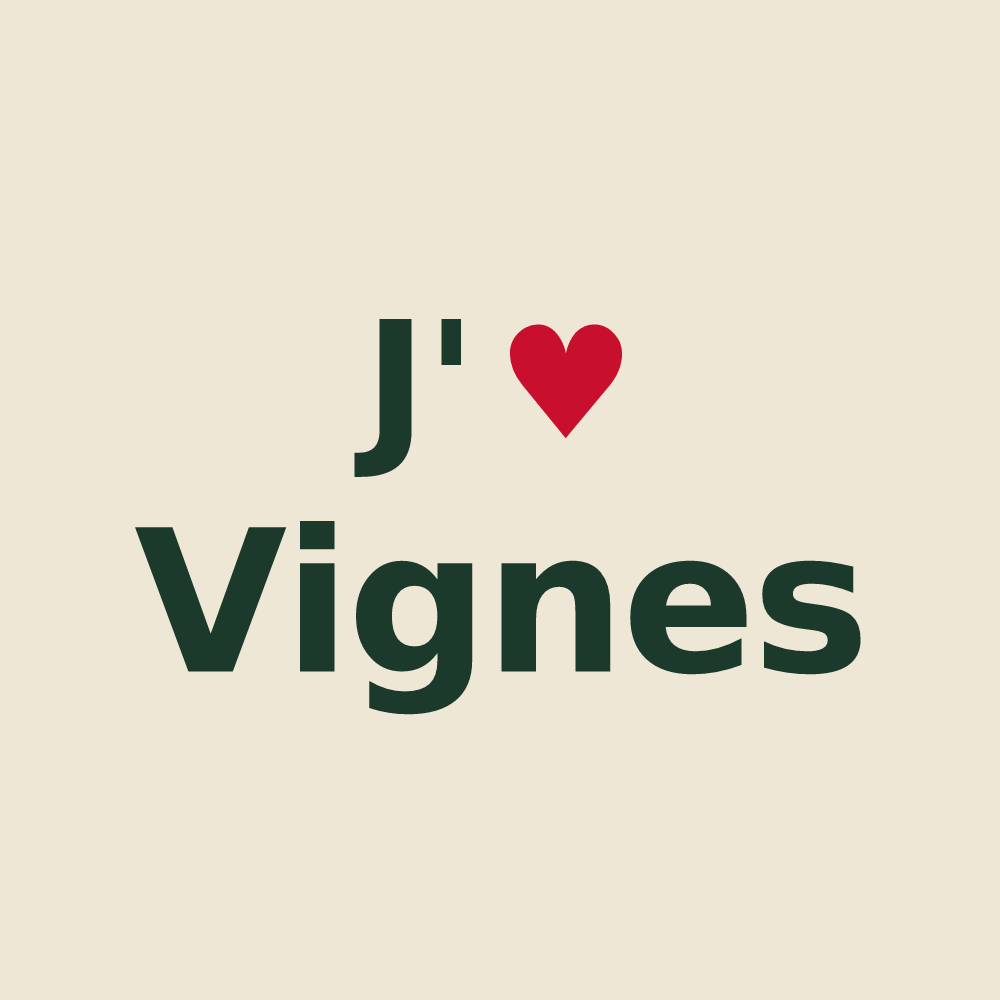 Tote bag personnalisé Vignes — design J'aime Vignes