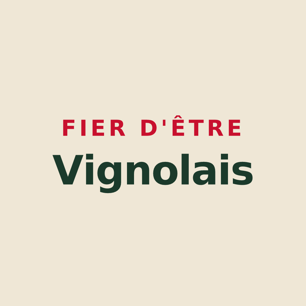 Tote bag « Fier d'être Vignolais » — design pour Vignol
