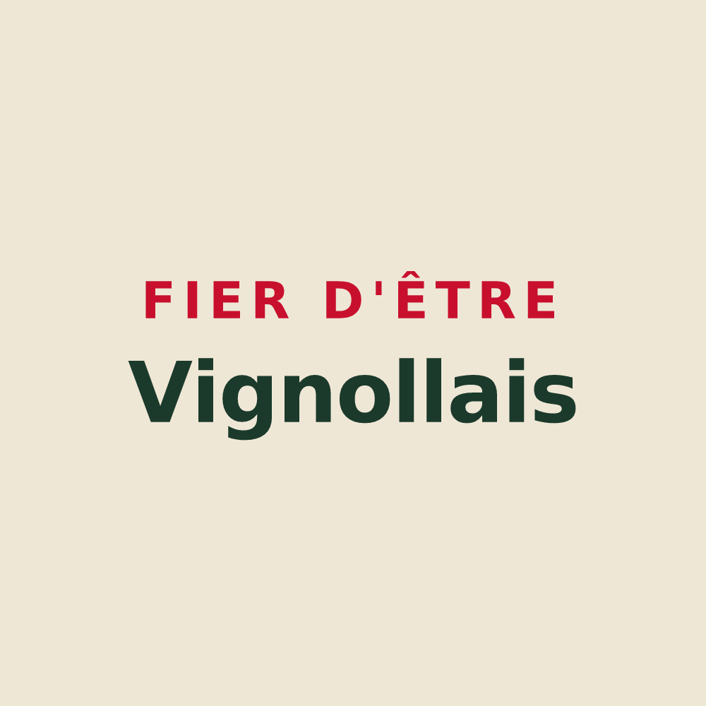 Tote bag « Fier d'être Vignollais » — design pour Vignolles