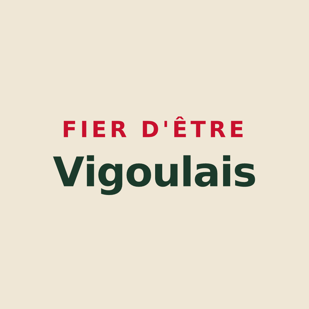 Tote bag « Fier d'être Vigoulais » — design pour Vigoux