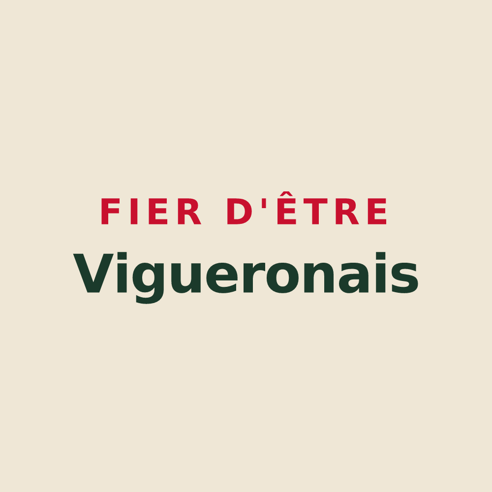 Tote bag « Fier d'être Vigueronais » — design pour Vigueron
