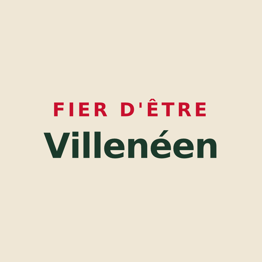 Tote bag « Fier d'être Villenéen » — design pour Villaines-en-Duesmois