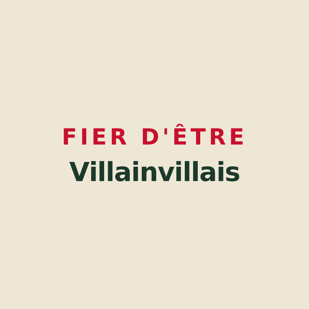 Tote bag « Fier d'être Villainvillais » — design pour Villainville