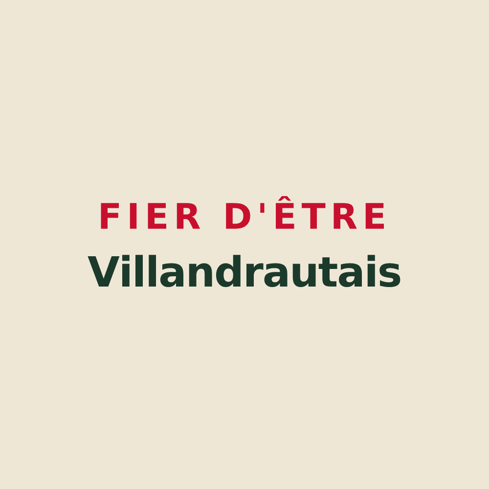 Tote bag « Fier d'être Villandrautais » — design pour Villandraut