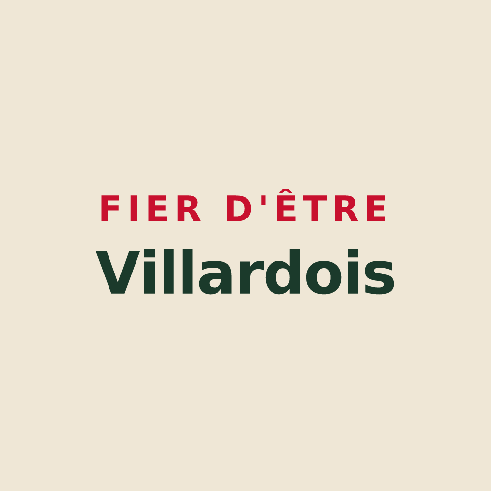 Tote bag « Fier d'être Villardois » — design pour Villard