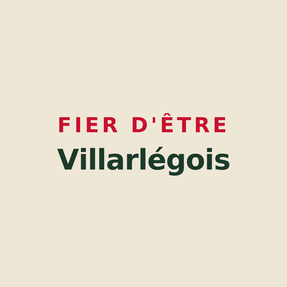 Tote bag « Fier d'être Villarlégois » — design pour Villard-Léger