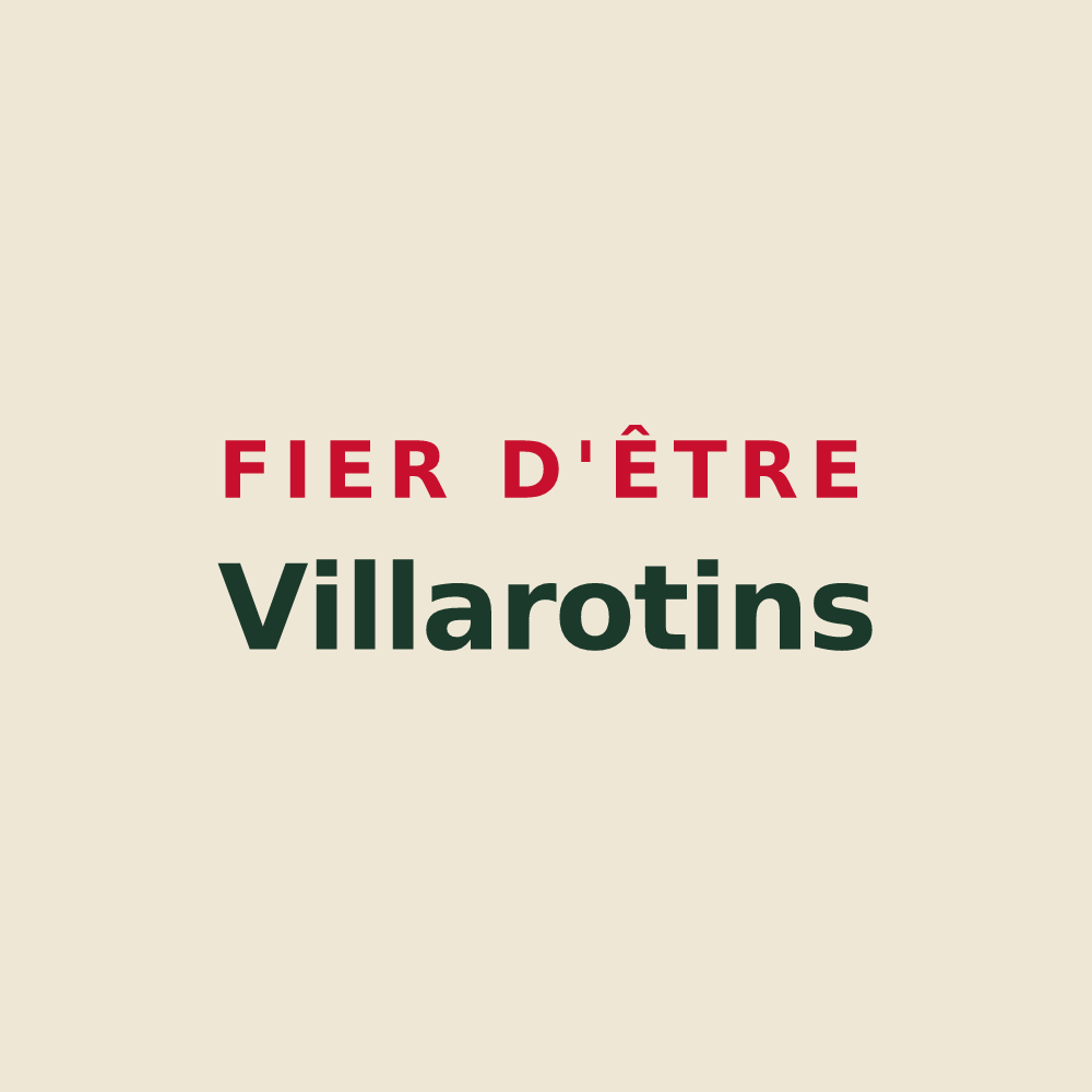 Tote bag « Fier d'être Villarotins » — design pour Villaroux