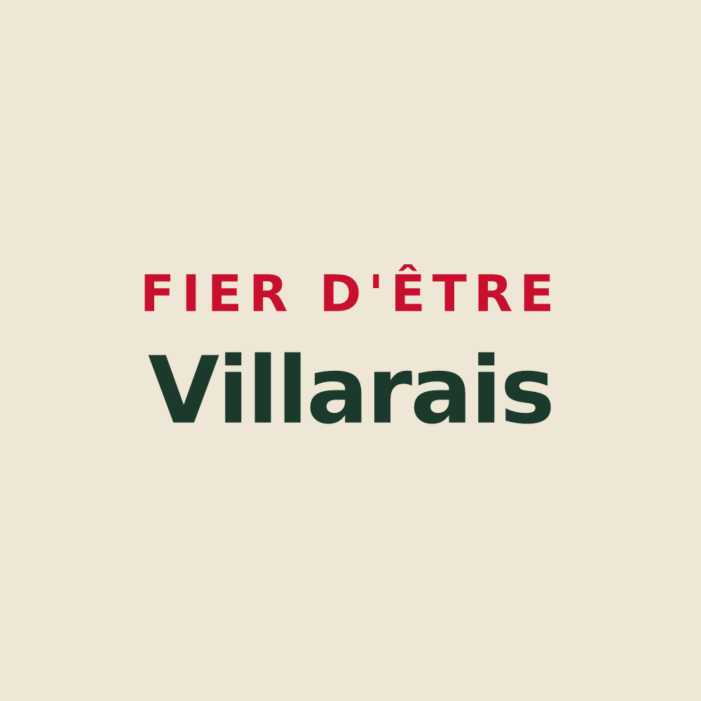 Tote bag « Fier d'être Villarais » — design pour Villars-en-Pons