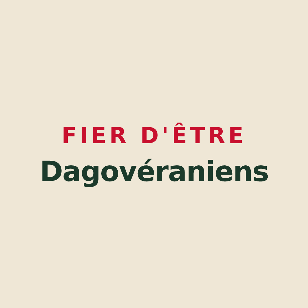 Tote bag « Fier d'être Dagovéraniens » — design pour Ville-d'Avray