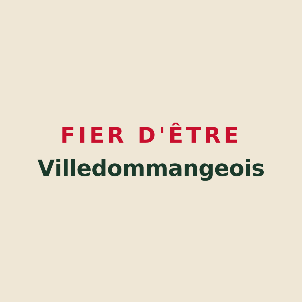 Tote bag « Fier d'être Villedommangeois » — design pour Ville-Dommange