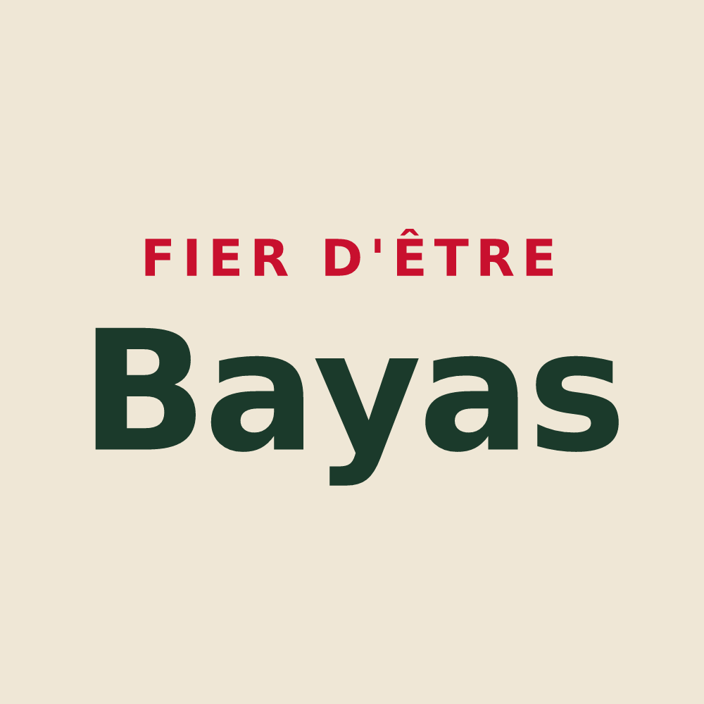 Tote bag « Fier d'être Bayas » — design pour Ville-sous-la-Ferté
