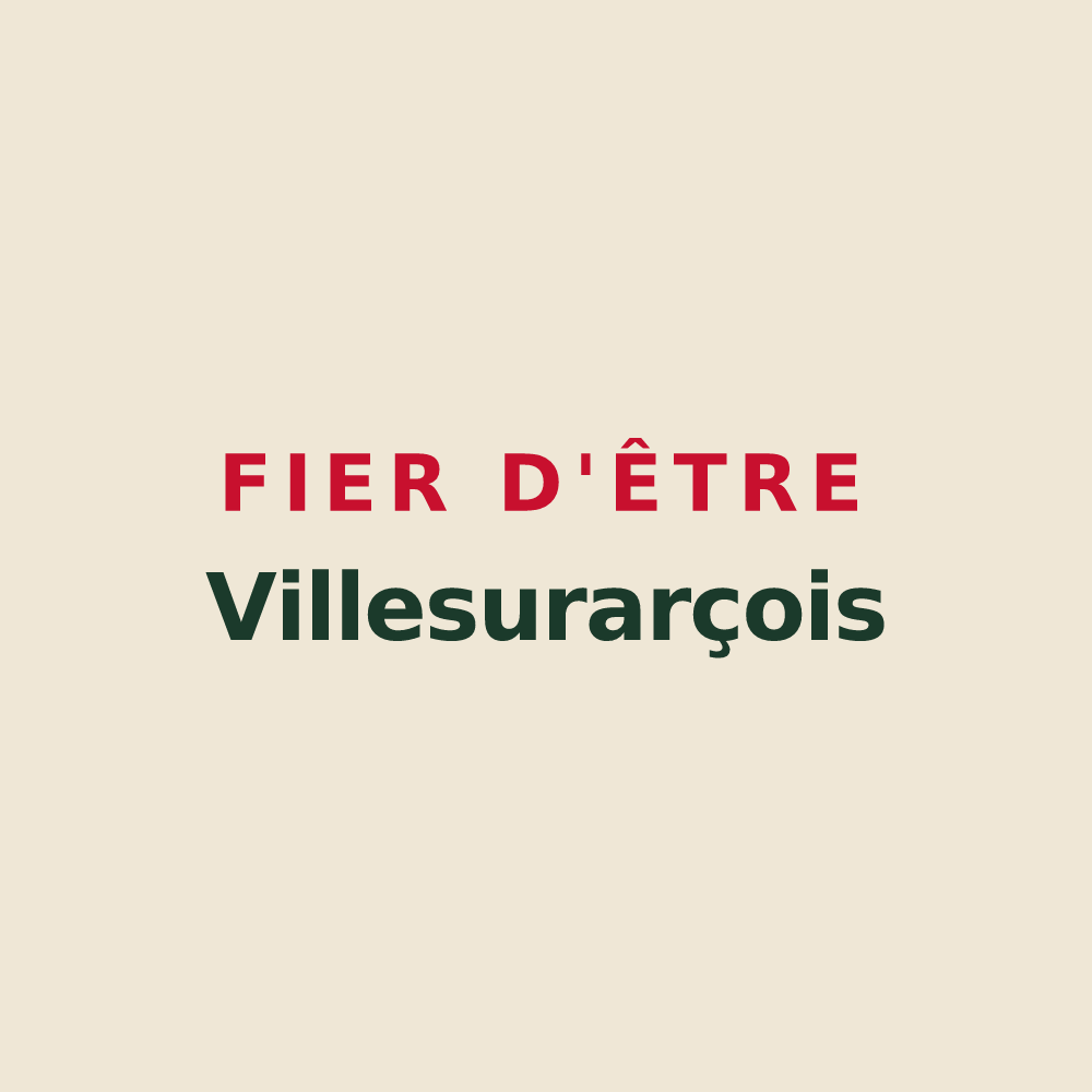 Tote bag « Fier d'être Villesurarçois » — design pour Ville-sur-Arce