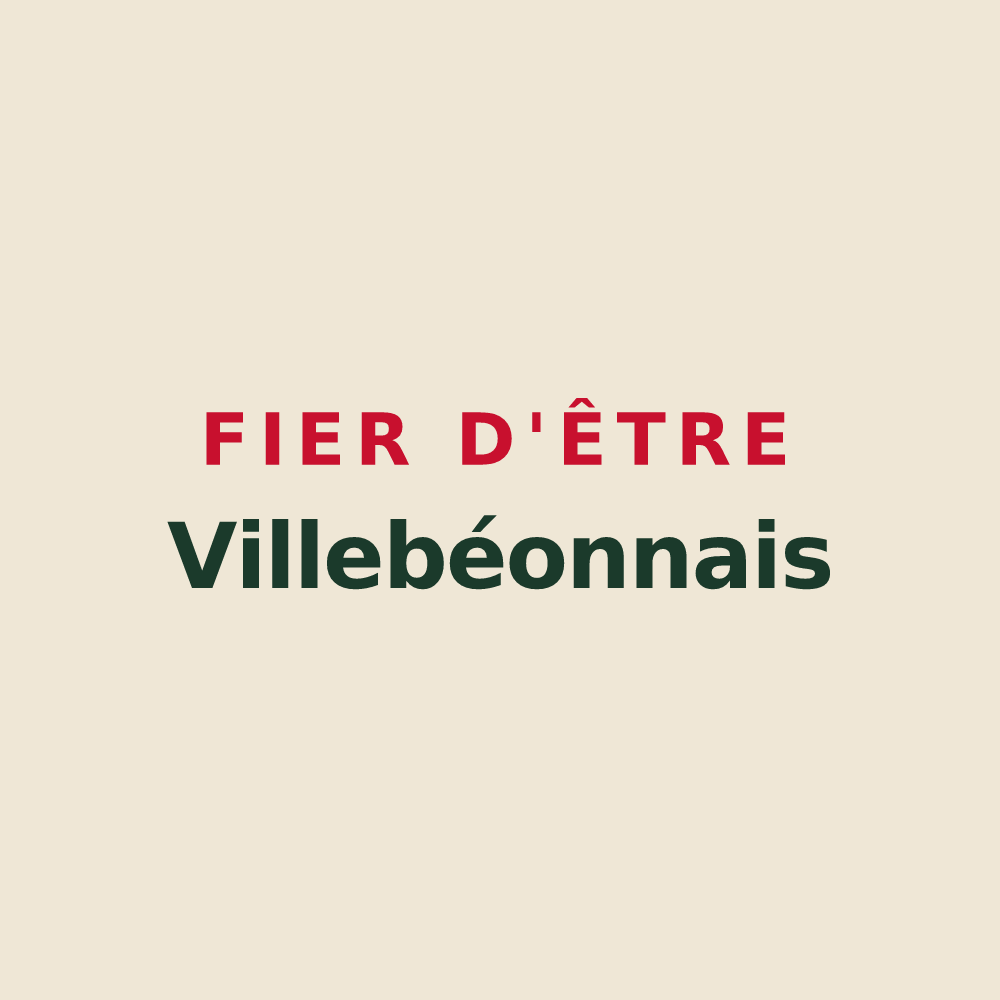 Tote bag « Fier d'être Villebéonnais » — design pour Villebéon