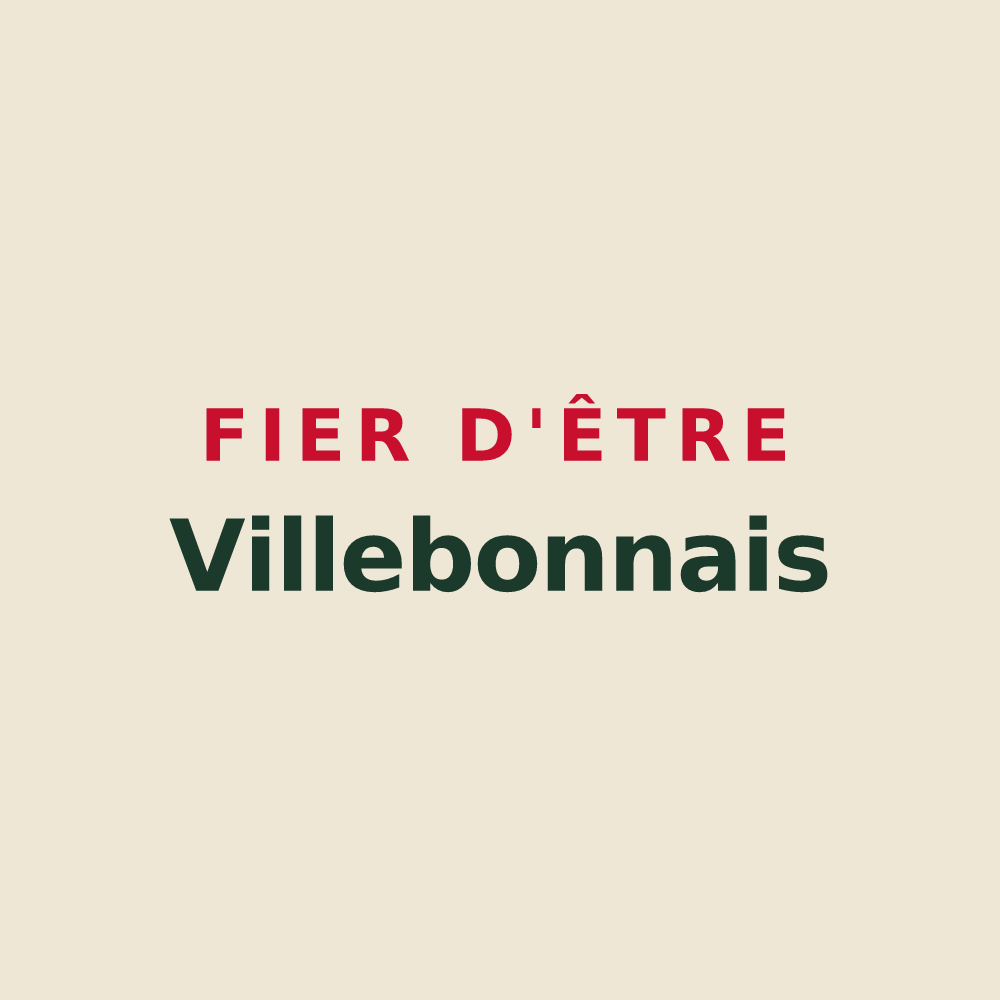 Tote bag « Fier d'être Villebonnais » — design pour Villebon