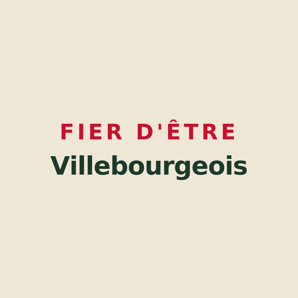 Tote bag « Fier d'être Villebourgeois » — design pour Villebourg