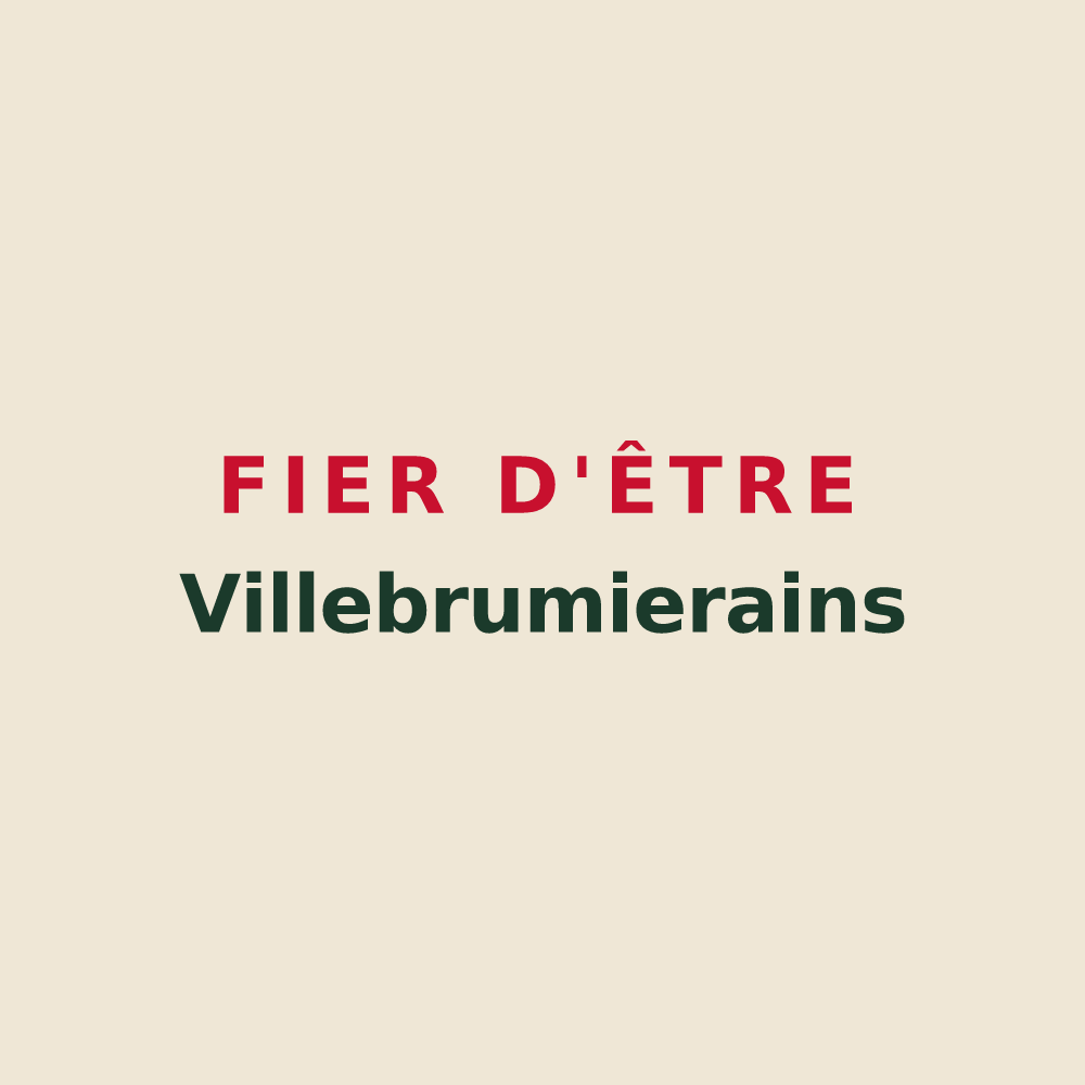 Tote bag « Fier d'être Villebrumierains » — design pour Villebrumier