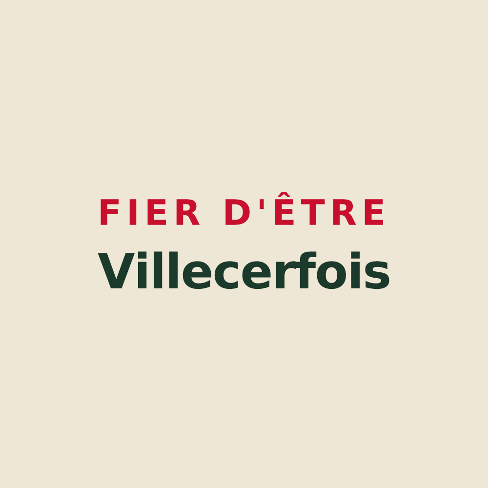 Tote bag « Fier d'être Villecerfois » — design pour Villecerf