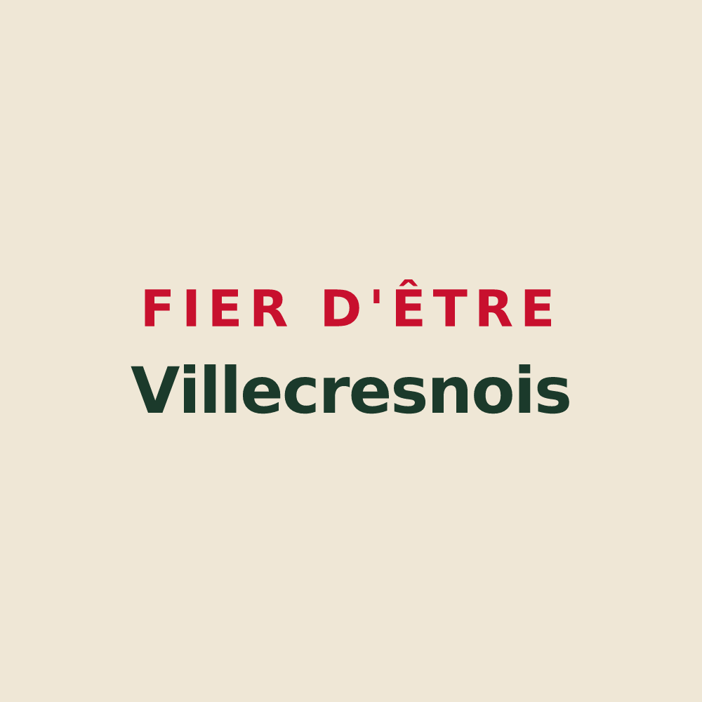 Tote bag « Fier d'être Villecresnois » — design pour Villecresnes