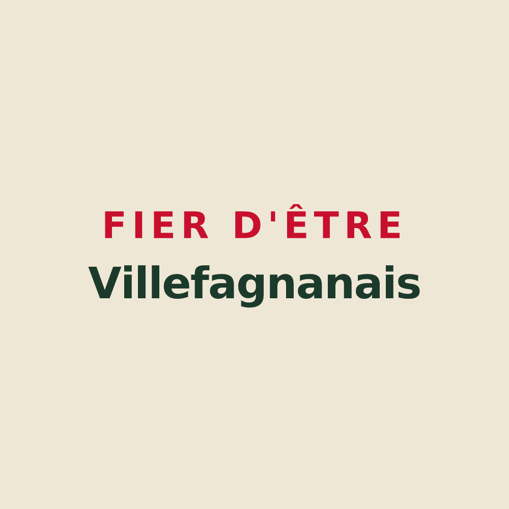 Tote bag « Fier d'être Villefagnanais » — design pour Villefagnan