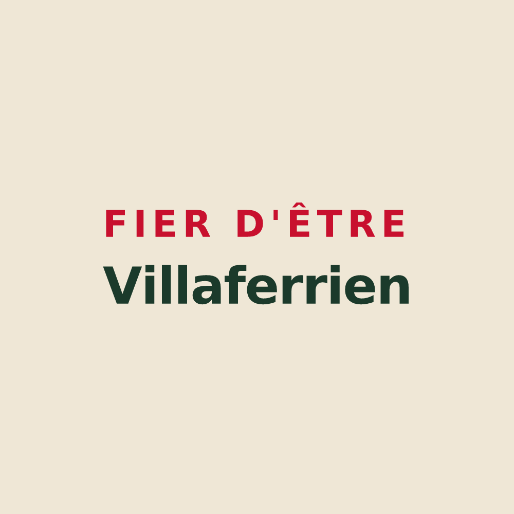 Tote bag « Fier d'être Villaferrien » — design pour Villeferry