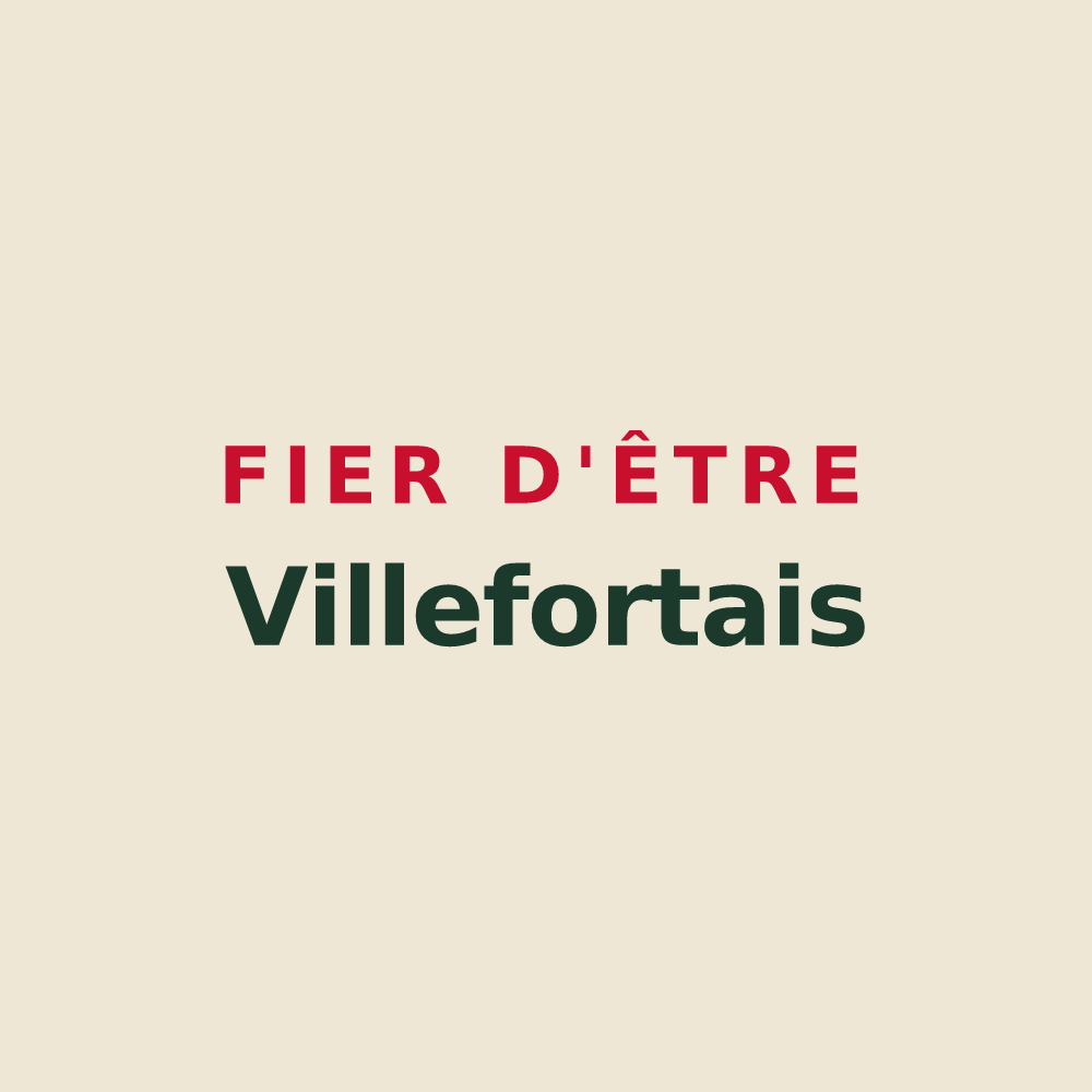 Tote bag « Fier d'être Villefortais » — design pour Villefort