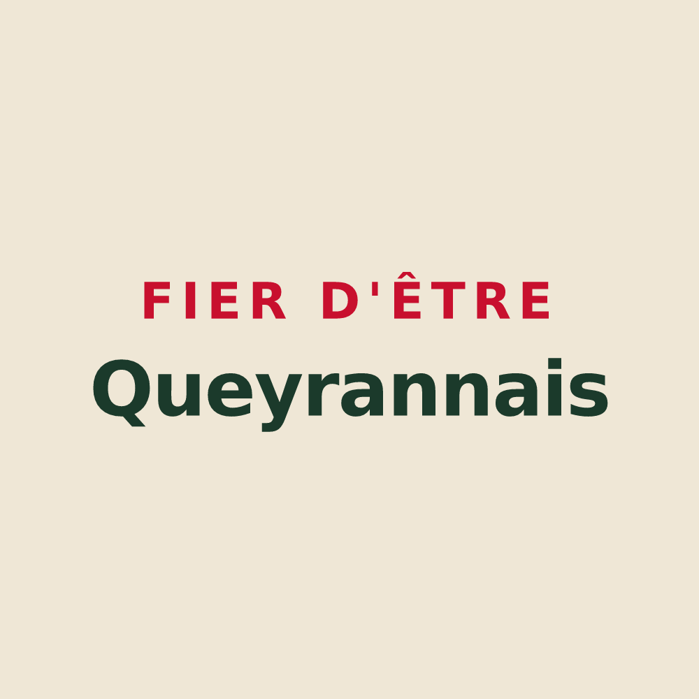 Tote bag « Fier d'être Queyrannais » — design pour Villefranche-du-Queyran