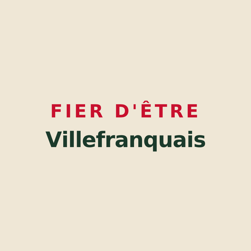Tote bag « Fier d'être Villefranquais » — design pour Villefranque