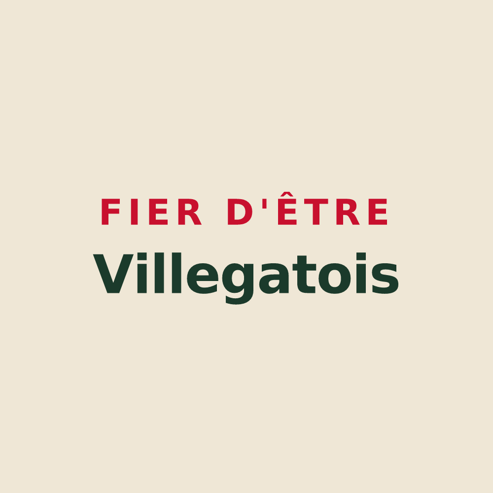 Tote bag « Fier d'être Villegatois » — design pour Villegats