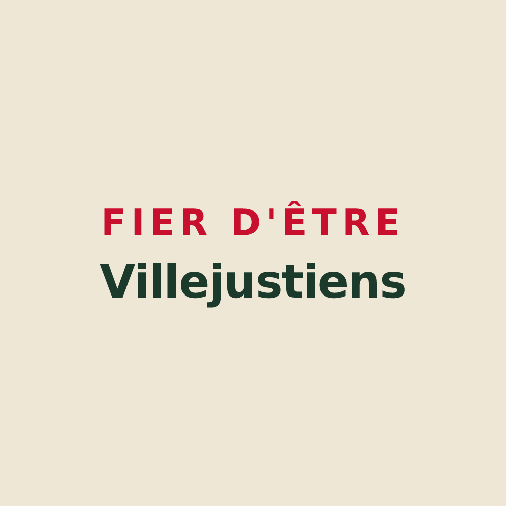 Tote bag « Fier d'être Villejustiens » — design pour Villejust