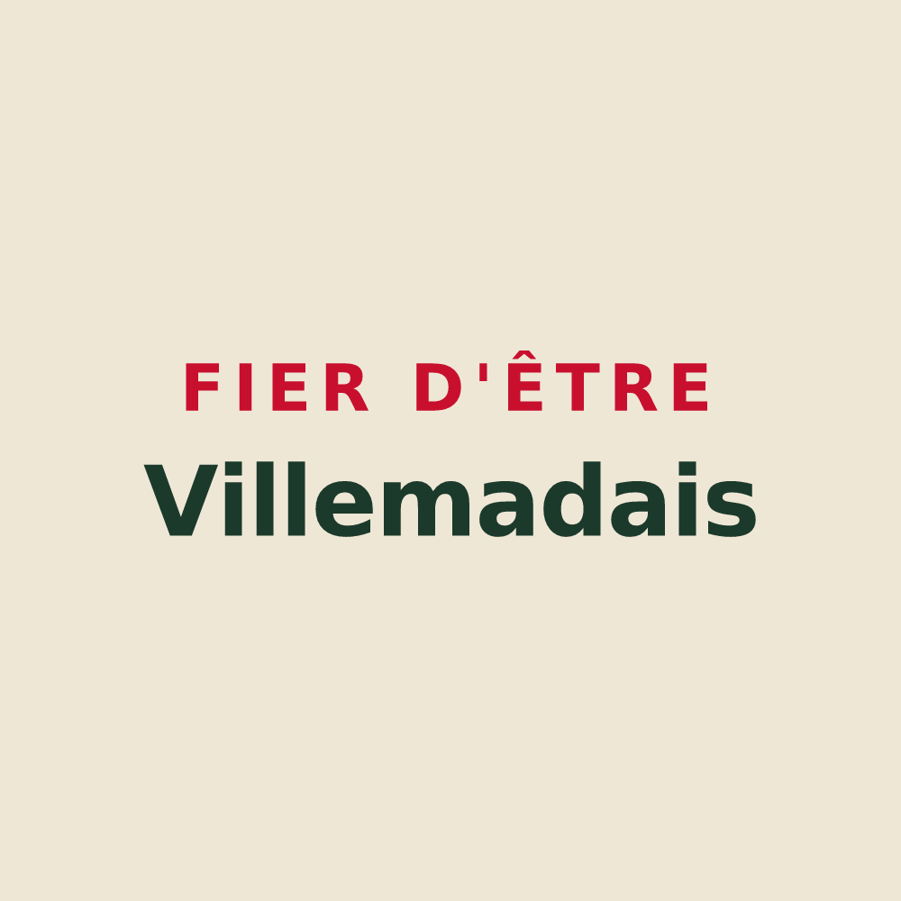 Tote bag « Fier d'être Villemadais » — design pour Villemade