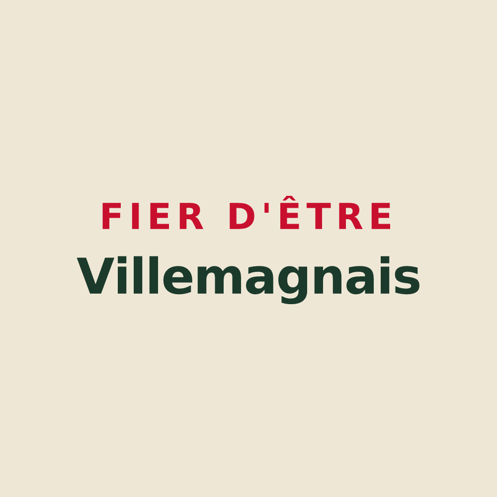 Tote bag « Fier d'être Villemagnais » — design pour Villemagne-l'Argentière
