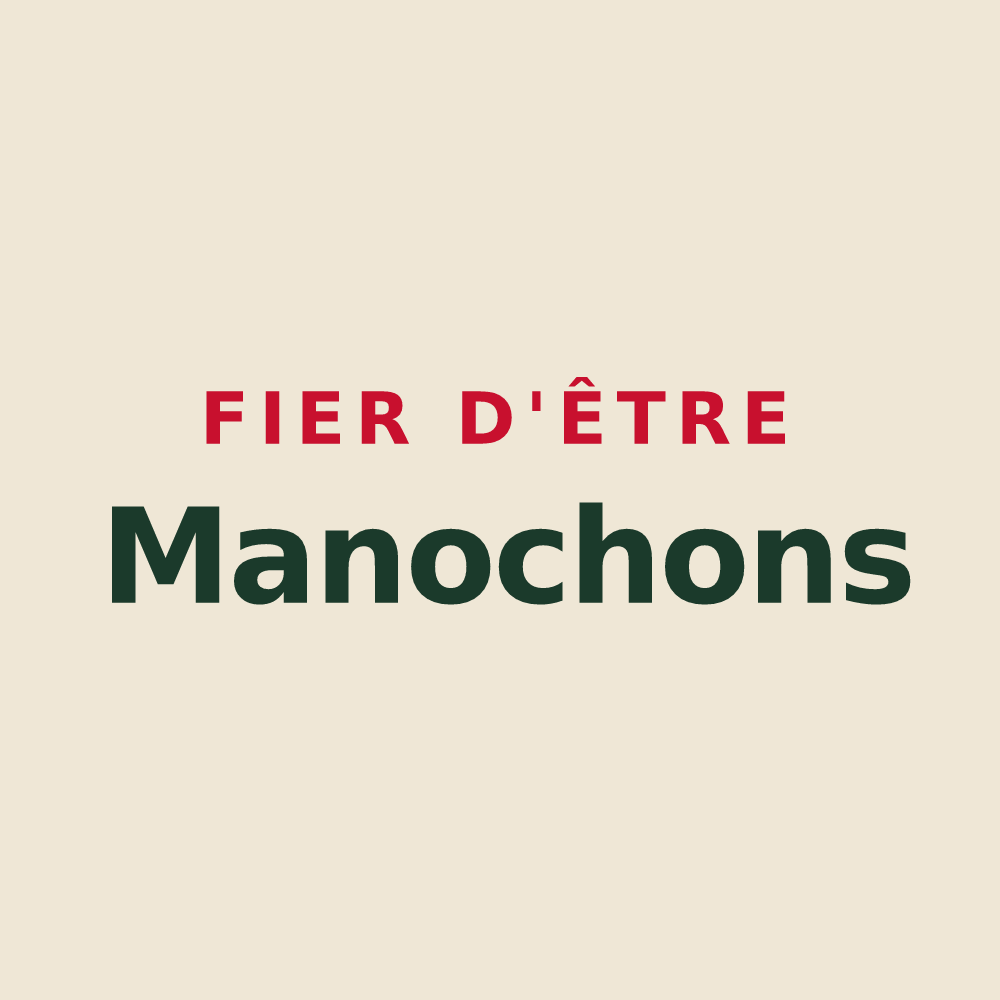 Tote bag « Fier d'être Manochons » — design pour Villemanoche