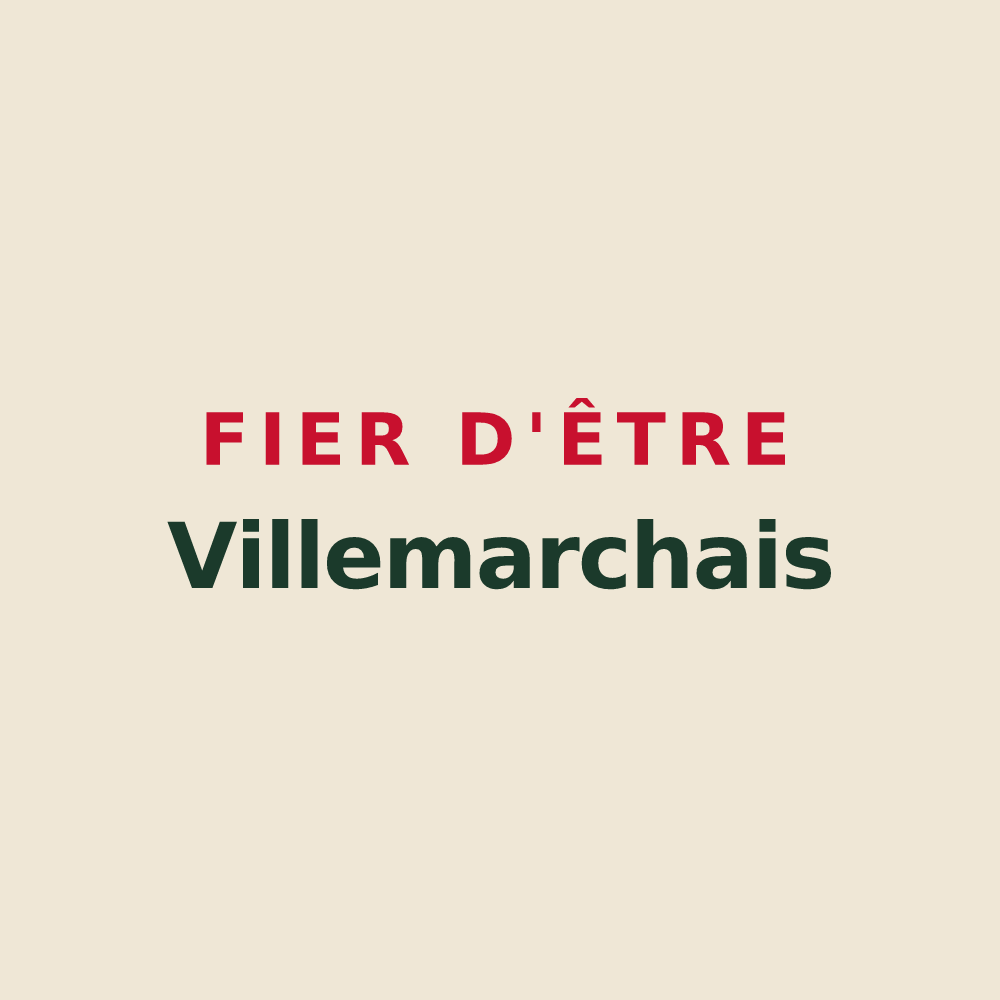 Tote bag « Fier d'être Villemarchais » — design pour Villemaréchal