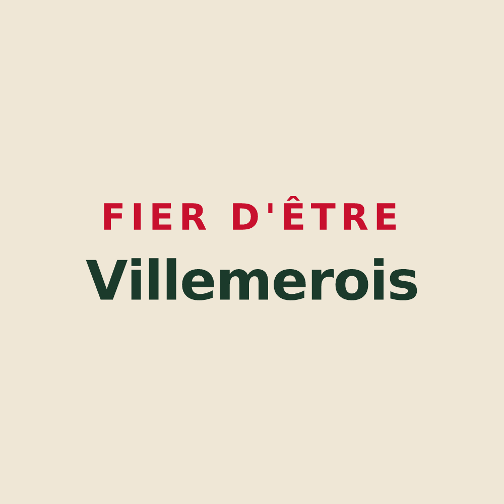 Tote bag « Fier d'être Villemerois » — design pour Villemer