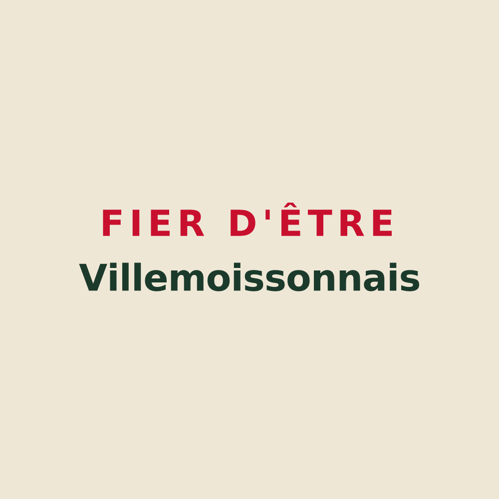 Tote bag « Fier d'être Villemoissonnais » — design pour Villemoisson-sur-Orge