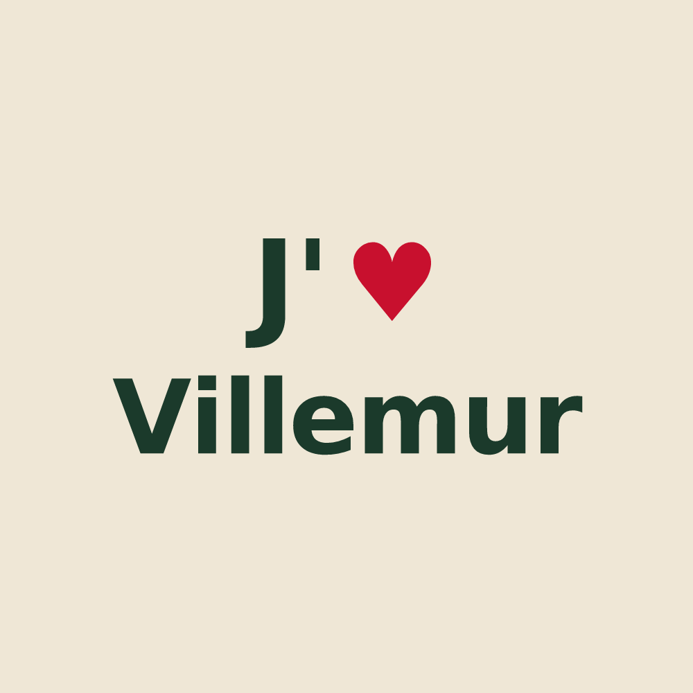 Tote bag personnalisé Villemur — design J'aime Villemur
