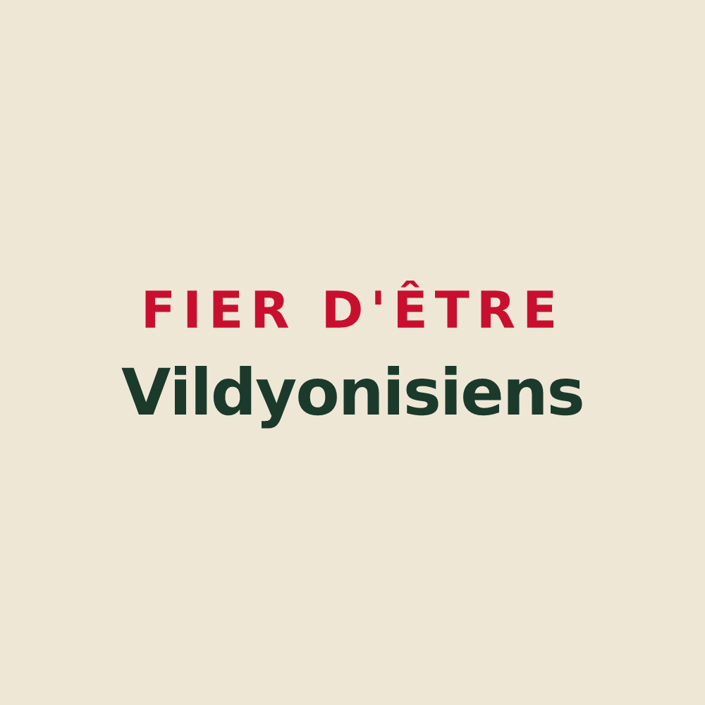 Tote bag « Fier d'être Vildyonisiens » — design pour Villeneuve-Saint-Denis