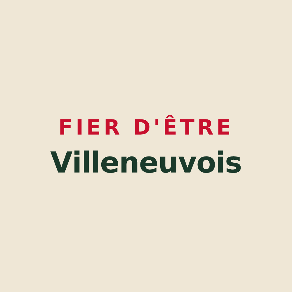 Tote bag « Fier d'être Villeneuvois » — design pour Villeneuve-sur-Allier