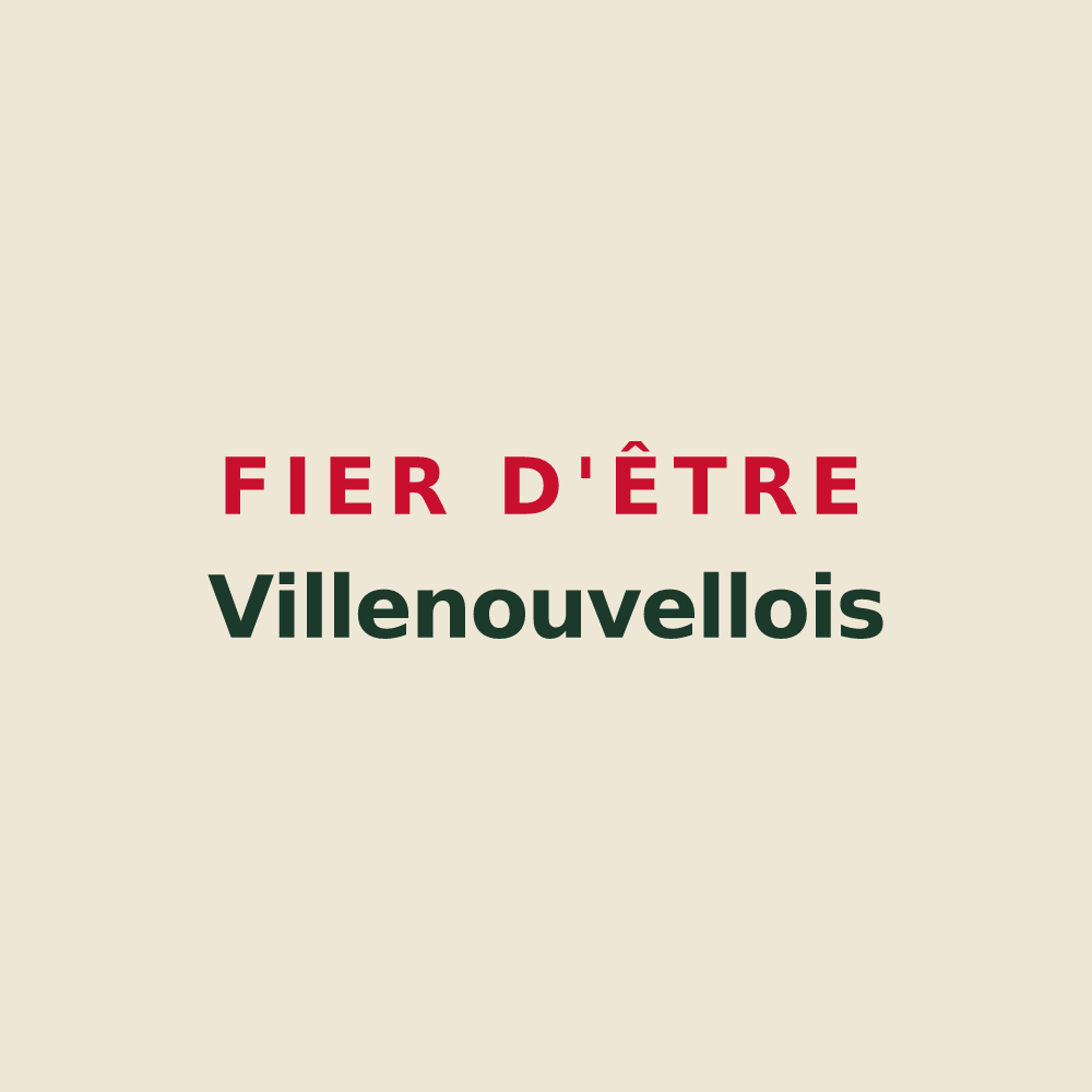 Tote bag « Fier d'être Villenouvellois » — design pour Villenouvelle