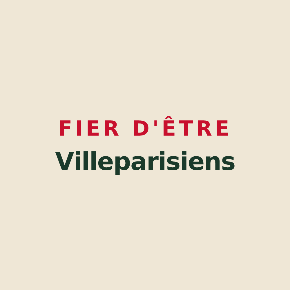 Tote bag « Fier d'être Villeparisiens » — design pour Villeparisis