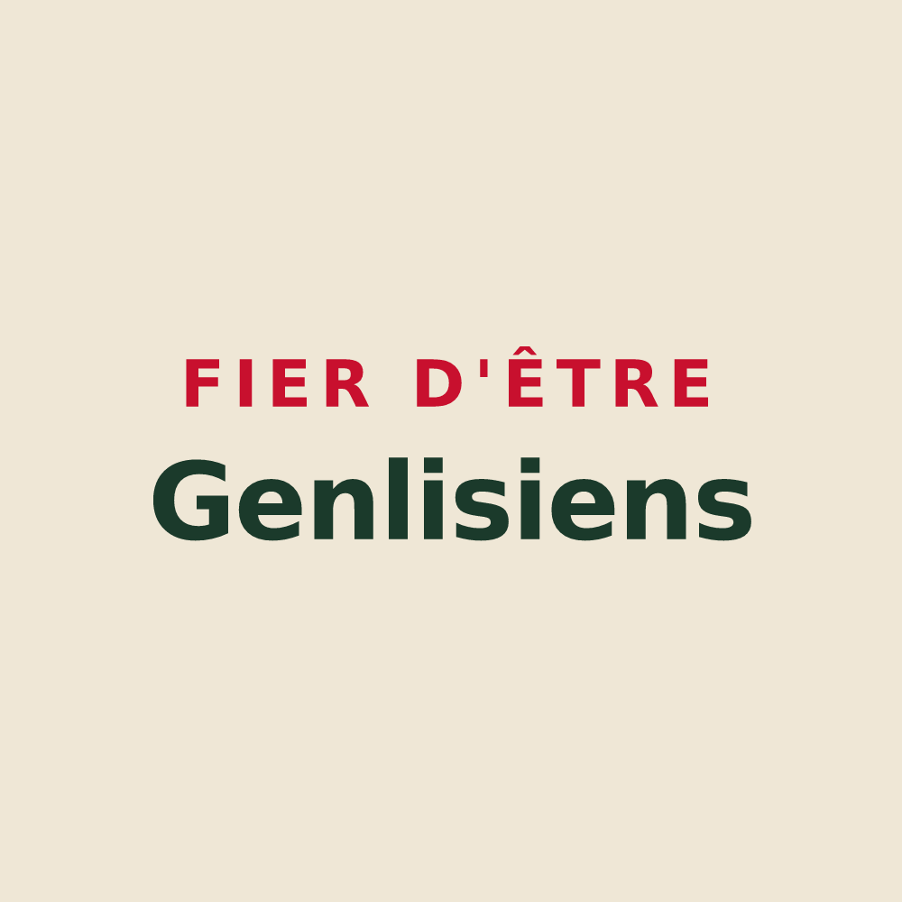 Tote bag « Fier d'être Genlisiens » — design pour Villequier-Aumont